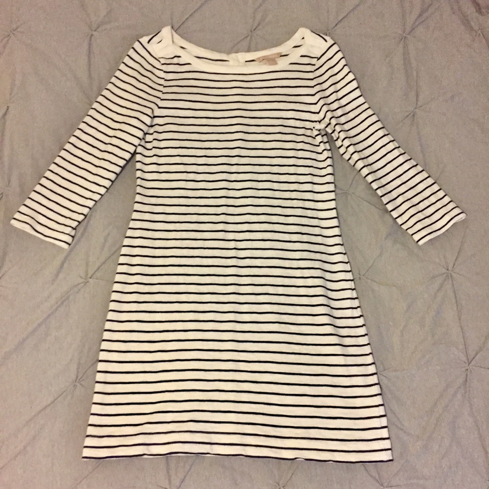 Banana republic casual stripe dress